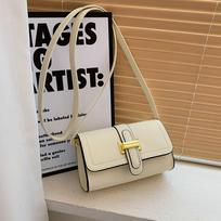 PU odinė grandinėlė ant pečių krepšys moterims Madingi diržai Crossbody Krepšiai Vintažinis gyvatės raštas pažastų krepšys kvadratinė rankinė rankinė Mini(Max Length<20cm) beige