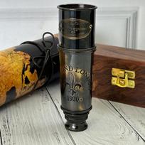 Brass Telescope, Engraved Spyglass, Pirate Telescope, Fathers Day Gift, Gift For Husband, Son Gift, Steampunk Gift