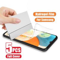 5 vnt. hidrogelinė plėvelė Samsung Galaxy S23 S22 S21 S20 Note 20 Ultra Note 10 S10 Plus ekrano apsauga Samsung S21 FE 5G plėvelė Note 8 gryna