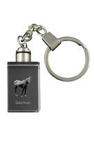 Giara Horse - krištolinis pakabukas su žirgo nuotrauka, šviečiantis pakabukas, unikali  Art-Dog  prekės ženklo dovana skaidri