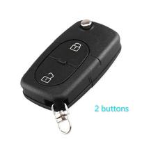Flip Fob automobilio nuotolinio rakto korpuso dėklas, skirtas Volkswagen VW Passat Jetta Golf Beetle 2/3/4 mygtukai, tinka CR1616 akumuliatoriaus laikikliui 2