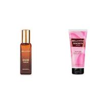 Bella Vita Luxury OUD PARFUM Intense Unisex Senorita Woman Perfume Body Lotion for 200 Ml pink