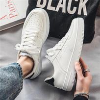 Little White Shoes Vyriški laisvalaikio universalūs vyriški batai Visiškai balti sportiniai lentos batai 44 balta