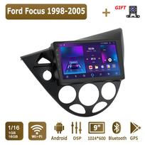 Android Carplay automobilinis radijas, skirtas Ford Focus 1998-2005 Multimedijos grotuvo galvos blokas Stereo GPS navigacija BT WIFI 4+64GB 1+16GB brown