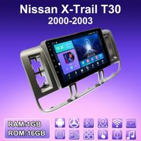 2 DIN „Android“ automobilinis radijas, skirtas „Nissan X-Trail T30 2000-2003“ daugialypės terpės grotuvo galvos blokas Stereo GPS navigacija WIFI 1+16GB 1+16GB black