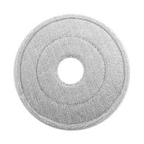 24cm Round MOP Head Cloth Spin Wring for Cleaning Floors Pad Home Replacement Universal Accessories 360 Rotating Barrel Towels white
