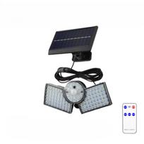 60W Solar Outdoor Super Bright Motion Sensor Solar High Power LED Outdoor Garden Courtyard Wall Lamp Waterproof 3 Working Modes MX-112 black