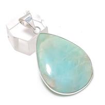 Amazonite Gemstone Handmade 925 Sterling Silver Jewelry Pendant 1.97  U3B00