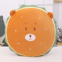 Hamburger Hug Pillow Plush Toy Crawl Mat Sleep Multifunctional Girl Gift 30cm
