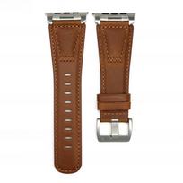 LUJING Band for Apple Watch Ultra 2 1 Series 9 8 7 6 SE 54 Leather strap for iWatch durable wristband fashion stylish design 42mm 44mm 45mm ruda