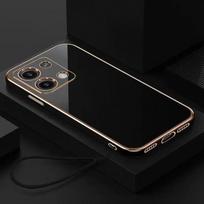 „Xiaomi 14T Pro“ riešo dirželis, padengtas fotoaparato apsauginiu lęšiu, skirtas MI 14 T 13T 12T 11T minkšto silikono smūgiams atsparus apsauginis dangtelis Xiaomi 14T Pro juoda