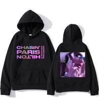 Paris Hilton Hooded With Hooded Hip Hop Comfortable Sweatshirts Long-sleeved Gothic Clothing Grunge Retro Pullovers M balta