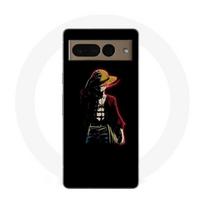 Coque Maniacase pour Google Pixel 7 Pro one piece manga anime luffy fond noir juoda