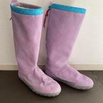 Western retro botas mujer genuine leather cute boots 40 violetinė