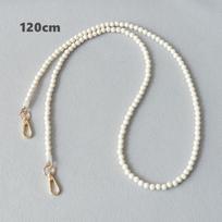 New Fashion Woman Bag Accessory Detachable Vintage Red Bead Chain Acrylic Bag Solid Strap Women Handbag Shoulder Long Chains 120CM raudona
