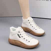 2024 2024 Platform Casual Loafers Solid Color Women Flats Shoes Oxford Sports Vulcanized Shoes Autumn Women Sneakers Zapatillas Mujer 35