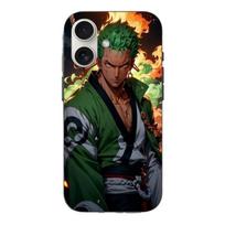 Iphone 16 Plus Case One Piece Zoro Manga Anime 3D Art