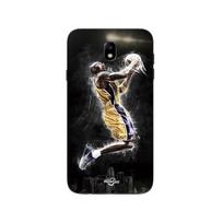 Case - Maniacase - Samsung Galaxy J7 2018 - Black - Soft - Sporty juoda