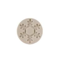 Christmas Snowflake Silicone Mold Fondant Cake Chocolate Decoration DIY Mould gray