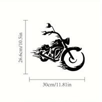 Metalinis motociklo sienos dekoras - Puiki dovana jam. Idealiai tinka vyriškam kampeliui ar garažui. Metalo Menas Namų Dekoruoti.Namų Variklis. juoda