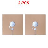 2/4/6PCS Pipette Dust-proof Seal Cartoon Silicone Straw Accessories Pipette Plug Splash Proof Reusable Water Cup Accessories white