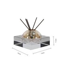 Minimalist reed diffuser crystal mosaic fragrance-expanding ornaments Tea room study desktop home Figurines gray