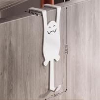 Individual Small Behind-the-door Hangers No-hole Door Hooks Storage Racks Kitchen Cupboard Doors Hats Wall-mounted Coat Racks