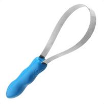 New Professional, Efficient, and Durable Metallic Hair Removal Tool for Pet and Horse Grooming - Essential Equipment for Care - mėlyna