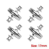 1/5 porų magnetinių užuolaidų užsegimo mygtuku nuimama sagtis kambario langui užuolaidų užsegimo magnetinės sagties mygtuko užuolaidų priedai 1 Pair gray