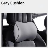 1pcs Car Seat Headrest Neck Cushion Memory Foam Soft Glutinous Support Car Neck Pillow Accessories Cushion Auto Seat Backrest gray