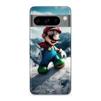 Case - MANIACASE - Google Pixel 8a Pro - Silicone - Soft - Super Mario Bros juoda