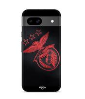 Case - MANIACASE - Google Pixel 8a - Soft Silicone - SLB BENFICA - Black Background juoda