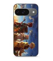 Case - MANIACASE - Google Pixel 9 - Silicone - Soft - Tanjiro Inosuke Zenitsu juoda
