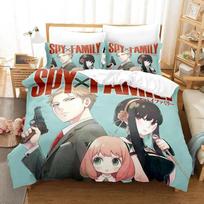 Anime Šnipas x Šeima Anya Antklodės Užvalkalas Pagalvės Užvalkalas Patalynės Komplektas Dvigulė Twin Pilna Karalienė Karalius Suaugusiems Vaikams Lovos Patalynė Antklodės Užvalkalas 70x133cm 2pcs