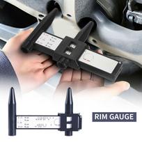 Universal Wheel Rim Bolt Pattern Sliding PCD Measuring Accessories Tool Hub Tool Distance Bolt Hand Auto Lug Hole I9Y9 A