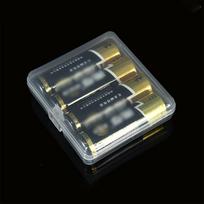 Hard Plastic Battery Storage Boxes Case Aa/Aaa Battery Holder Container Box With Clips For 2 4 8 Aa/Aaa Batteries Pp Storage Box ADM gray