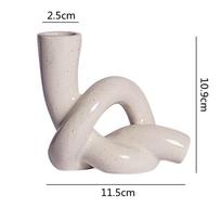 Knot Ceramic Paper Towel Holder Extractor Wool Ball Winding Desktop Storage Tissue Box Ornaments Napkin white