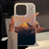Mobiliojo telefono dėklai iPhone 11 13 15 Pro Max 12 14 Pro Max dėklas iPhone 16 15 Plus 13 Pro 12 Mini 13 Mini Matinės tekstūros Piešti animaciniai gėlių raštai iPhone 11 balta