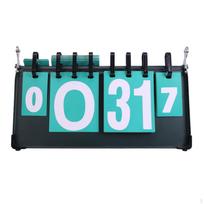 Sports Scoreboard Flipper Professional Folding Score Board Counter for Baseball blue