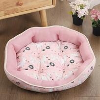 Cat Kennel  Summer Breathable Mat  Cotton Nest  Simple Cat Bed  Small and Medium-sized Pet Mat Supplies S: 40 * 30CM brown