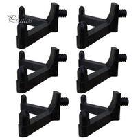 6Pcs Storage Shed Hooks for Suncast/for Craftsman Shed Black J-shape Tool Hangers Plastic Shed Garden Organization Accessories for Garage Wall Shed B