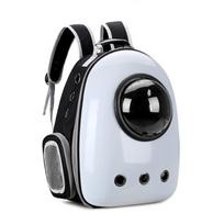 Cat Carrier Bag Outdoor Pet Shoulder Bag Carriers Backpack Breathable Portable Travel Transparent Bag Cute For Cat Dog Bag black