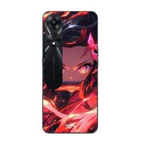 Coque pour Oppo A78 5G Demon Slayer Nezuko Kamado Manga anime copie Maniacase juoda