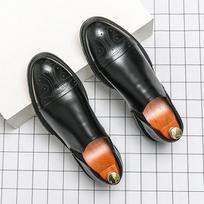 Europos britų stiliaus Prabangūs vyriški sportbačiai Odiniai Brogues Laisvalaikio biuro vakarėlis Vyrų vairavimas Kasdien užsegamas kasdienis kasdienis kasdieninis kasdienis važinėjimas į darbą ir atgal 42 juoda