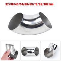 Lenkimo spindulys 1,5D nerūdijantis plienas 304 alkūnė 90° laipsnis Išmetimas 34–102 mm 32mm gray