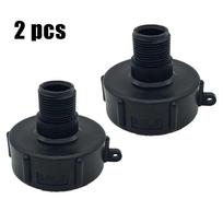 2 Pcs IBC Tote Tank Adapter for Garden Hose, Drain Plug Connector, 275 330 G