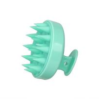 Silicone Massage Shampoo Brush for Scalp Cleaning and Pet Grooming pink rožinė
