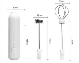 Elektrinis daugiafunkcis pieno putų plakiklis ir kiaušinių plaktuvas Double stick milk frother