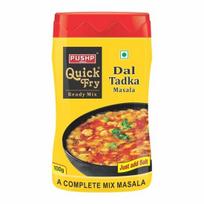 Pushp Brand - Ready to Cook Quick Fry Dal Tadka Masala , for Healthy Cooking | Pure & Hygiene | Spice Mix (100g Jar Pack of 1)