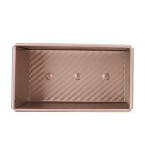 Bakeware Loaf Pan Loaf Pan Non Stick Bakeware for Baking Bread Carbon Steel Corrugated Bread Toast Box for Baking Bread Loaf Pan gray